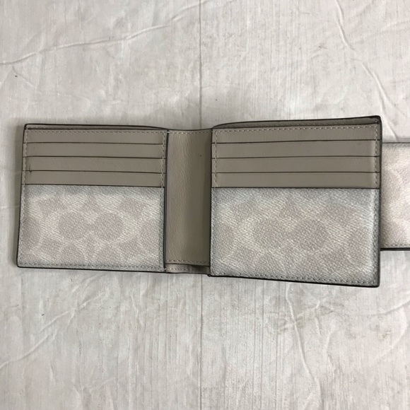 coach men wallet cream and white - Picture 4 of 8